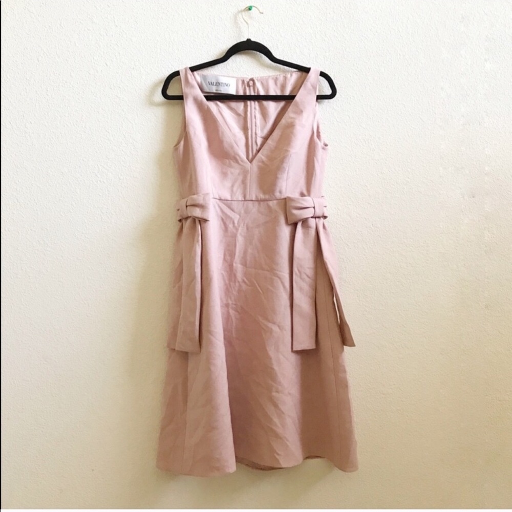 Valentino Side Bow Dress - Picture 1 of 8